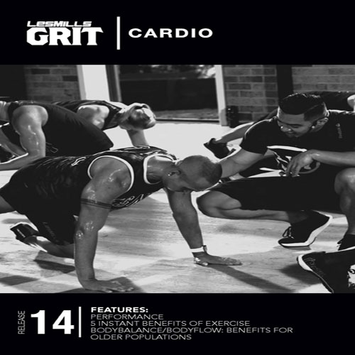 Les Mills GRIT CARDIO 14 Master Class+Music CD+Notes