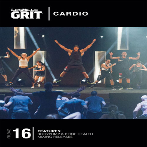 Les Mills GRIT CARDIO 16 Master Class+Music CD+Notes