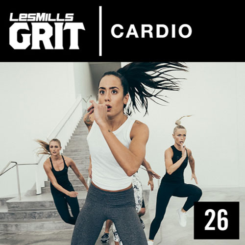 Les Mills GRIT CARDIO 26 Master Class+Music CD+Notes - Click Image to Close