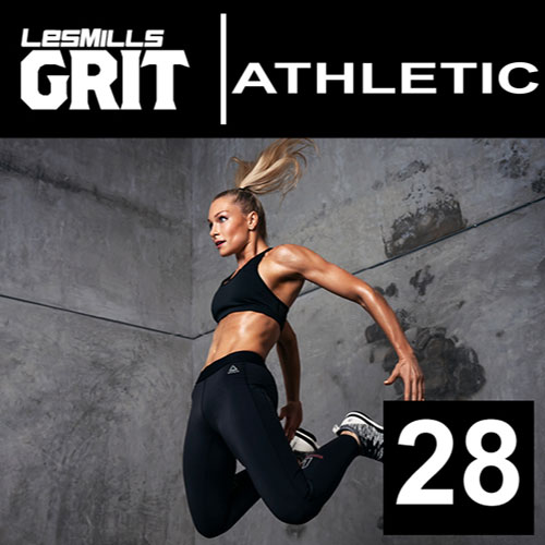 Les Mills GRIT ATHLETIC 28 Master Class+Music CD+Notes