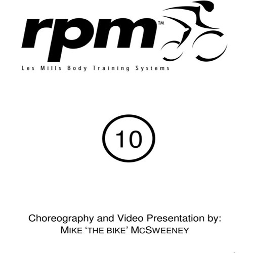 Les Mills RPM 10 Master Class+Music CD+Notes RPM10