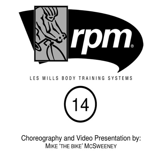 Les Mills RPM 14 Master Class+Music CD+Notes RPM14
