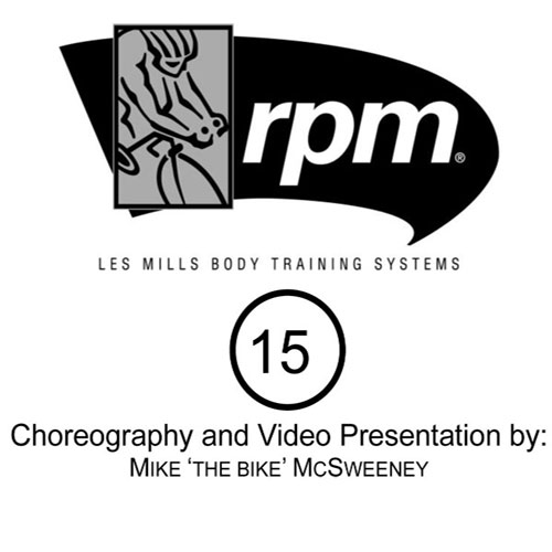 Les Mills RPM 15 Master Class+Music CD+Notes RPM15