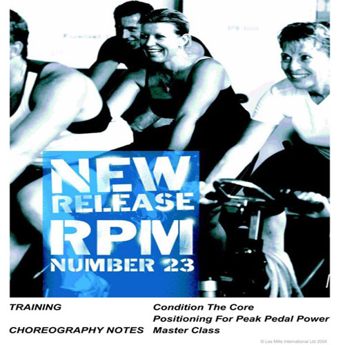 Les Mills RPM 23 Master Class+Music CD+Notes RPM23