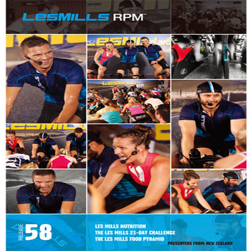 Les Mills RPM 58 Master Class+Music CD+Instructor Notes RPM58