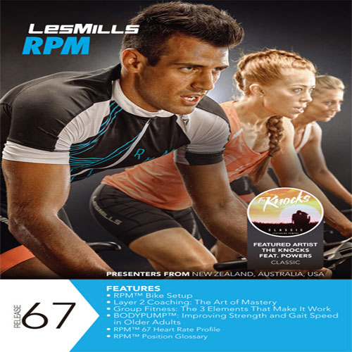 Les Mills RPM 67 Master Class+Music CD+Instructor Notes RPM67