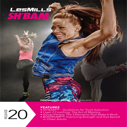 Les Mills SHBAM 20 Master Class+Music CD+Notes