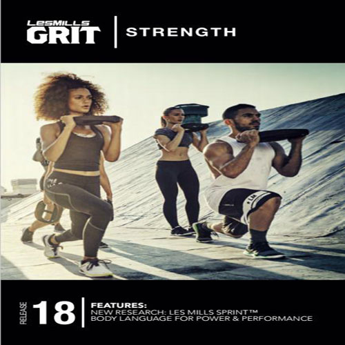Les Mills GRIT STRENGTH 18 Master Class+Music CD+Notes