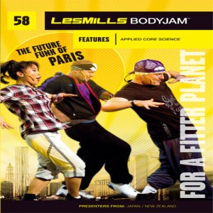 Les Mills BODYJAM 58 DVD, CD, Notes body jam 58