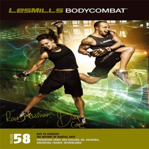 Les Mills BODYCOMBAT 58 DVD, CD, Notes BODYCOMBAT 58