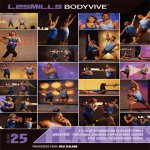 Les Mills BODYVIVE 25 Master Class+Music CD NOTES BODY VIVE 25