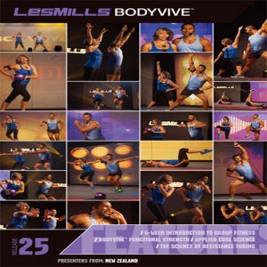 Les Mills BODYVIVE 25 Master Class+Music CD NOTES BODY VIVE 25