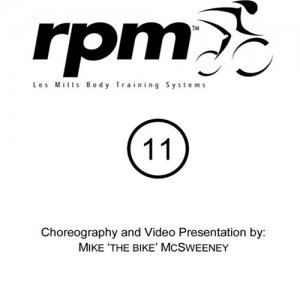 Les Mills RPM 11 Master Class+Music CD+Notes RPM11