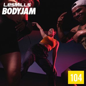 Hot Sale LesMills BODY JAM 104 complete Video Class+Music+Notes