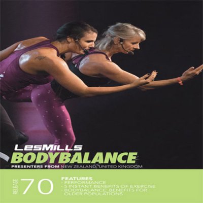 Les Mills BODY BALANCE 70 DVD, CD, Notes BODYBALANCE 70