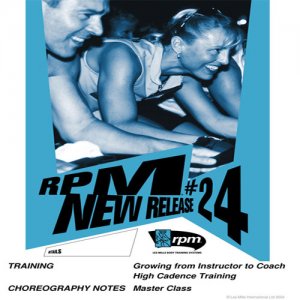 Les Mills RPM 24 Master Class+Music CD+Notes RPM24