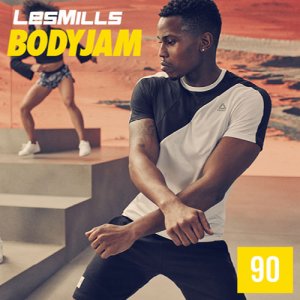 Les Mills BODYJAM 90 DVD, CD, Notes body jam 90