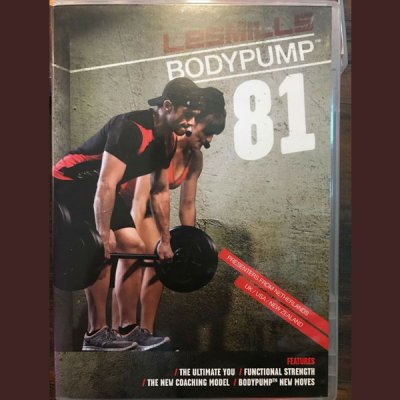 Les Mills BODY PUMP 81 DVD, CD, Notes BODYPUMP 81