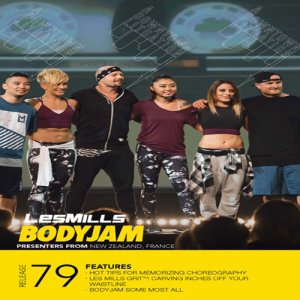 Les Mills BODYJAM 79 DVD, CD, Notes body jam 79