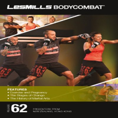 Les Mills BODYCOMBAT 62 DVD, CD, Notes BODYCOMBAT 62