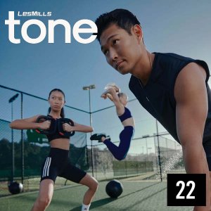 Hot Sale LesMills TONE 22 Complete Video Class+Music+Notes