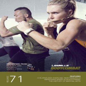 Les Mills BODYCOMBAT 71 DVD, CD, Notes BODYCOMBAT 71