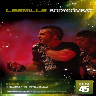 Les Mills BODYCOMBAT 45 DVD, CD, Notes BODYCOMBAT 45