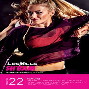 Les Mills SHBAM 22 Master Class+Music CD+Notes