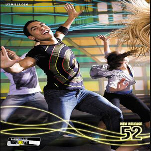 Les Mills BODYJAM 52 DVD, CD, Notes body jam 52