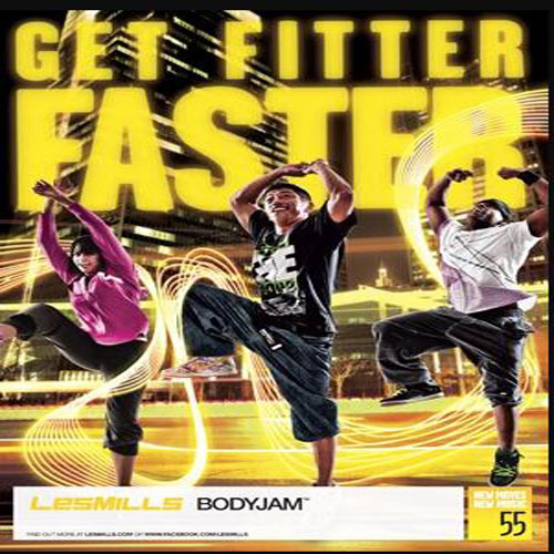 Les Mills BODYJAM 55 DVD, CD, Notes body jam 55