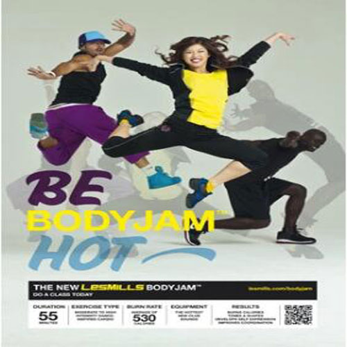 Les Mills BODYJAM 61 DVD, CD, Notes body jam 61