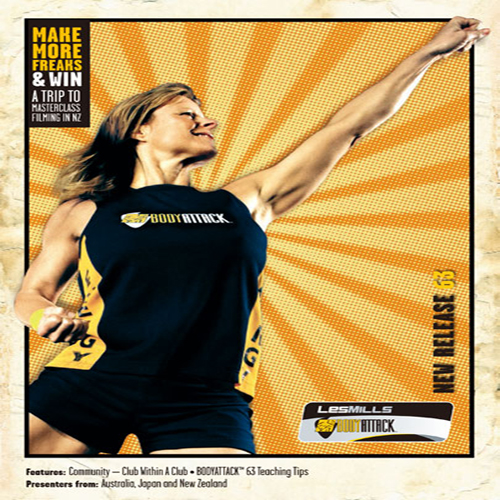 Les Mills BODYATTACK 63 Master Class Music CD+Notes