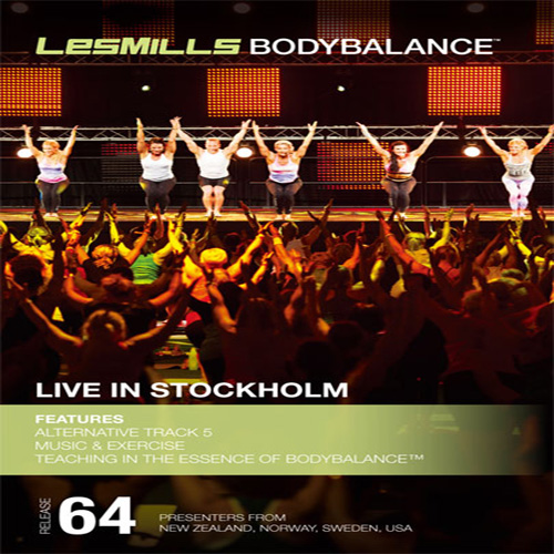 Les Mills BODY BALANCE 64 DVD, CD, Notes BODYBALANCE 64