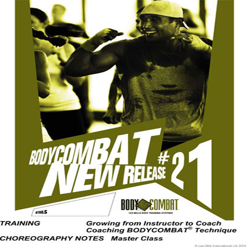 Les Mills BODYCOMBAT 21 DVD, CD, Notes BODYCOMBAT 21