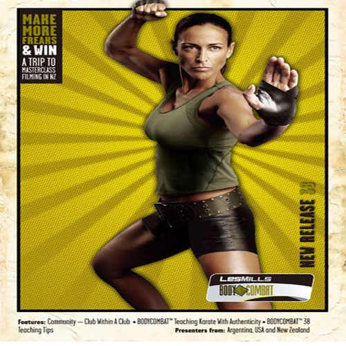 Les Mills BODYCOMBAT 38 DVD, CD, Notes BODYCOMBAT 38