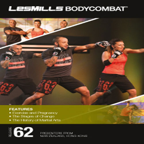 Les Mills BODYCOMBAT 62 DVD, CD, Notes BODYCOMBAT 62