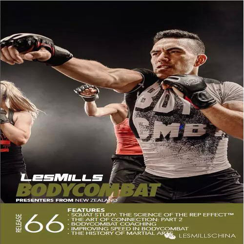 Les Mills BODYCOMBAT 66 DVD, CD, Notes BODYCOMBAT 66