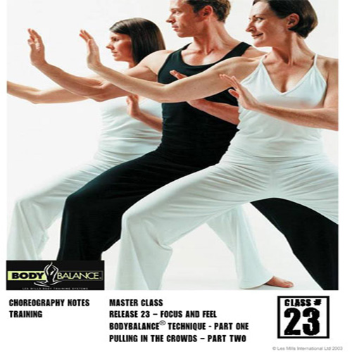 Les Mills BODY BALANCE 23 DVD, CD, Notes BODYBALANCE 23