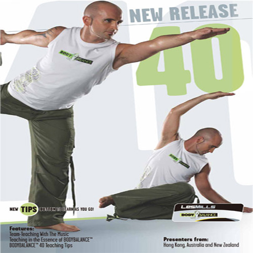 Les Mills BODY BALANCE 40 DVD, CD, Notes BODYBALANCE 40