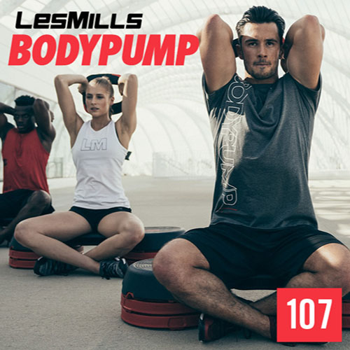 Les Mills BODY PUMP 107 DVD, CD, Notes BODYPUMP 107