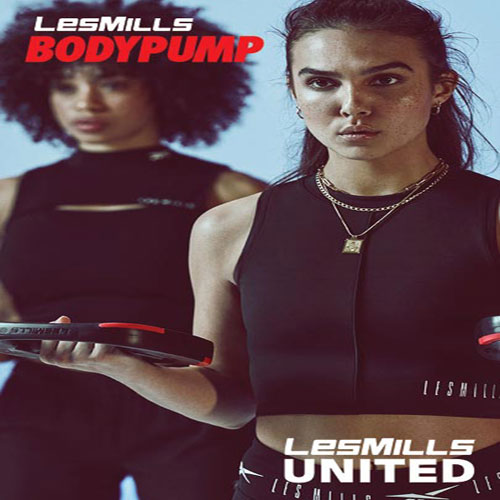 Les Mills BODY PUMP UNITED DVD, CD, Notes BODYPUMP United