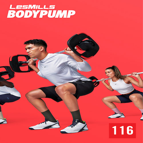 Les Mills BODY PUMP 116 DVD, CD, Notes BODYPUMP 116