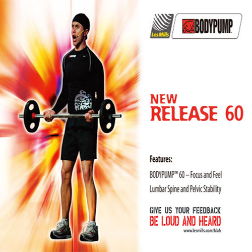 Les Mills BODY PUMP 60 DVD, CD, Notes BODYPUMP 60