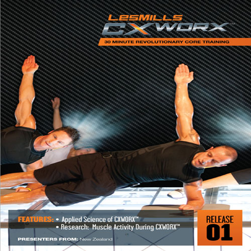 Les Mills CXWORX 01 Master Class Music CD and Instructor Notes