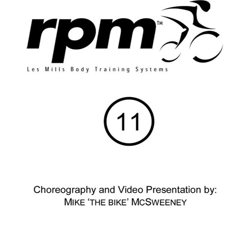 Les Mills RPM 11 Master Class+Music CD+Notes RPM11