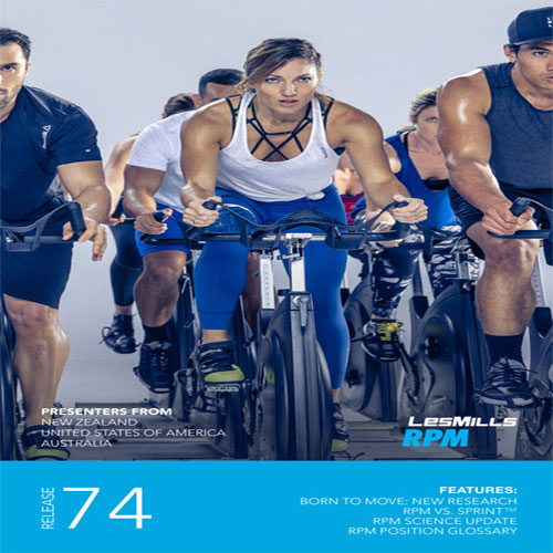 Les Mills RPM 74 Master Class+Music CD+Instructor Notes RPM74