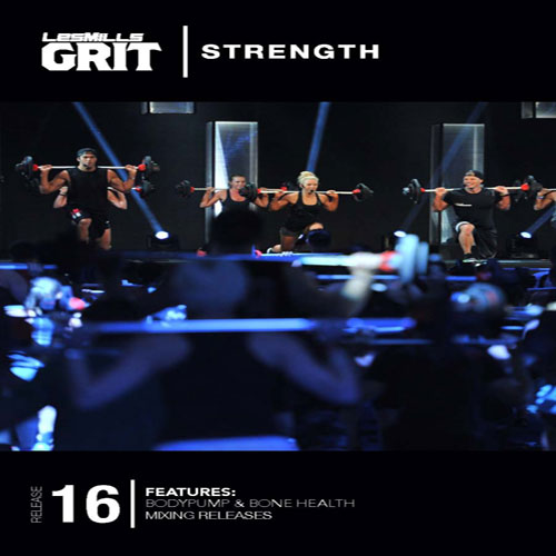 Les Mills GRIT STRENGTH 16 Master Class+Music CD+Notes