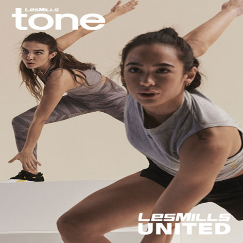 Les Mills TONE UNITED Master Class+Music CD+Notes TONEUNITED